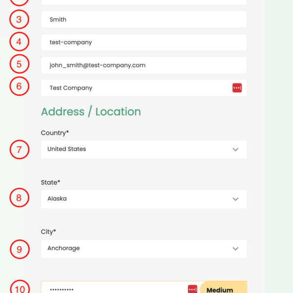 Agency Registration